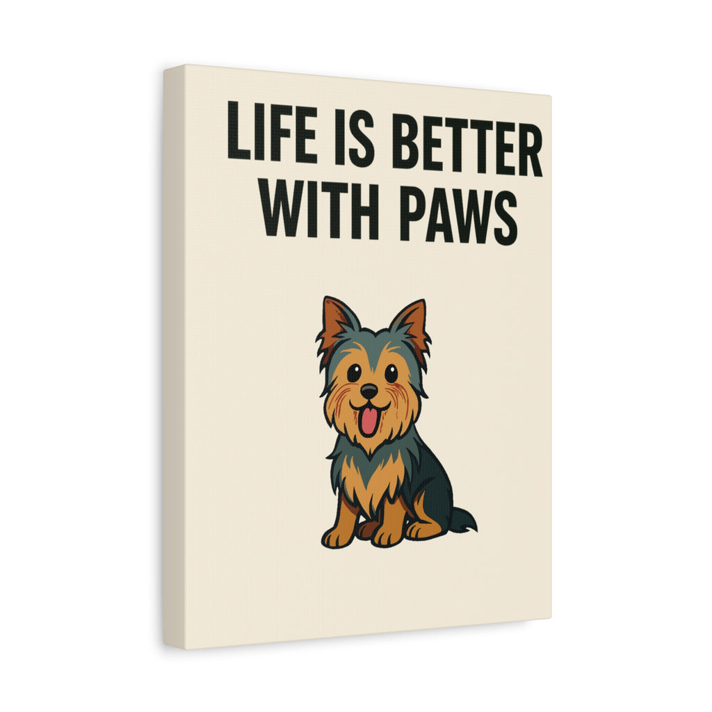 Dog Breed Canvas - Yorkshire Terrier