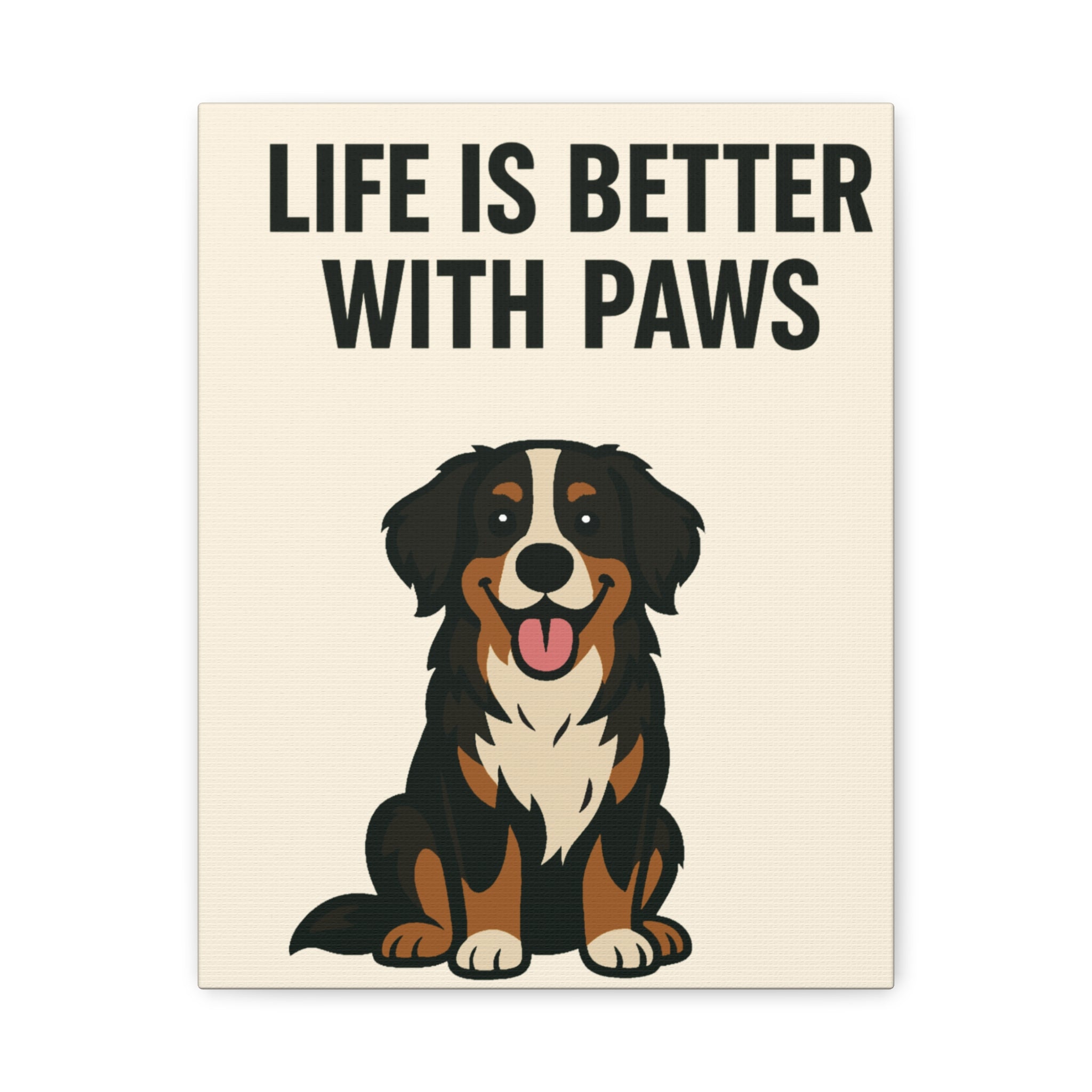 Dog Breed Canvas - Bernese Mountain Dog
