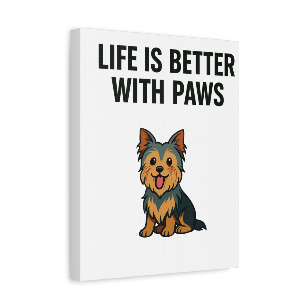 Dog Breed Canvas - Yorkshire Terrier