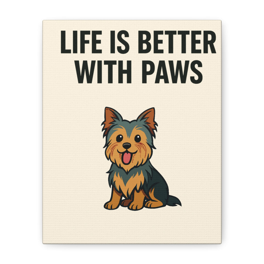 Dog Breed Canvas - Yorkshire Terrier