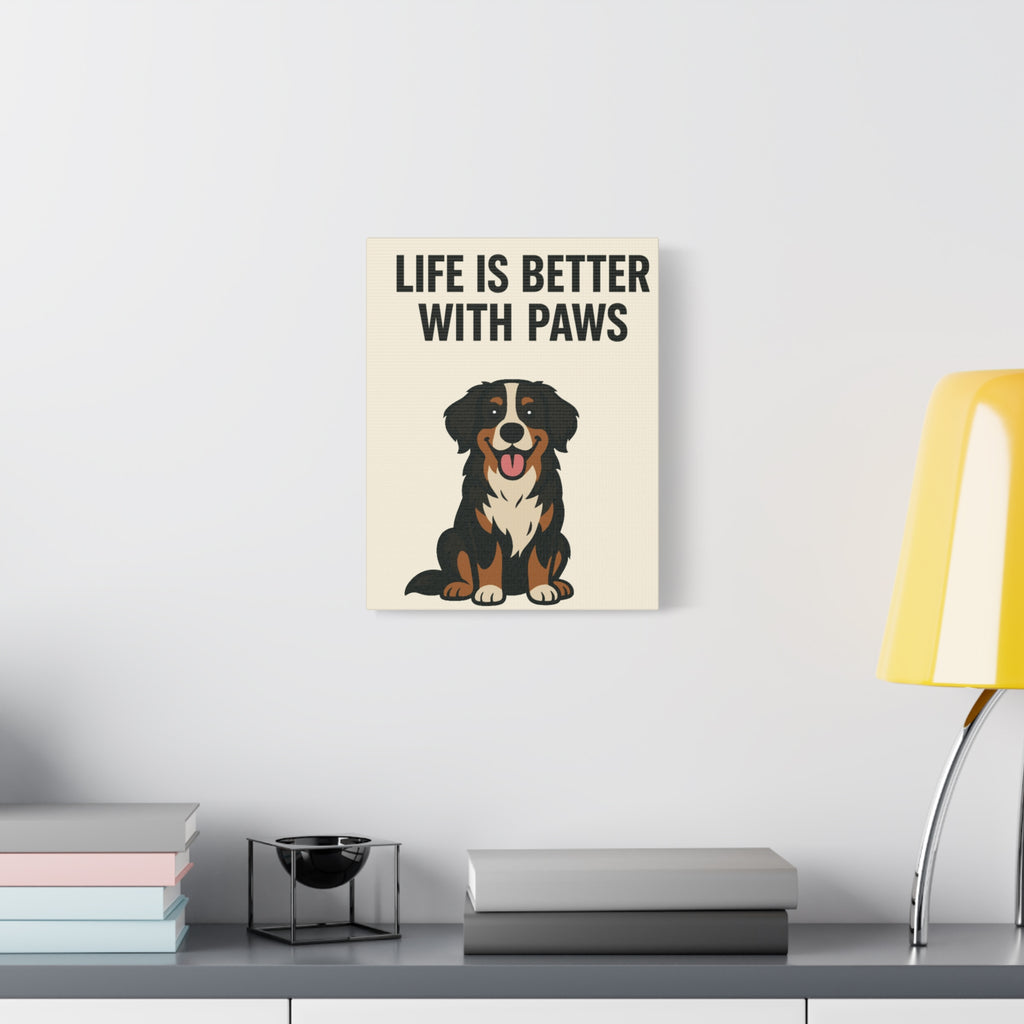Dog Breed Canvas - Bernese Mountain Dog