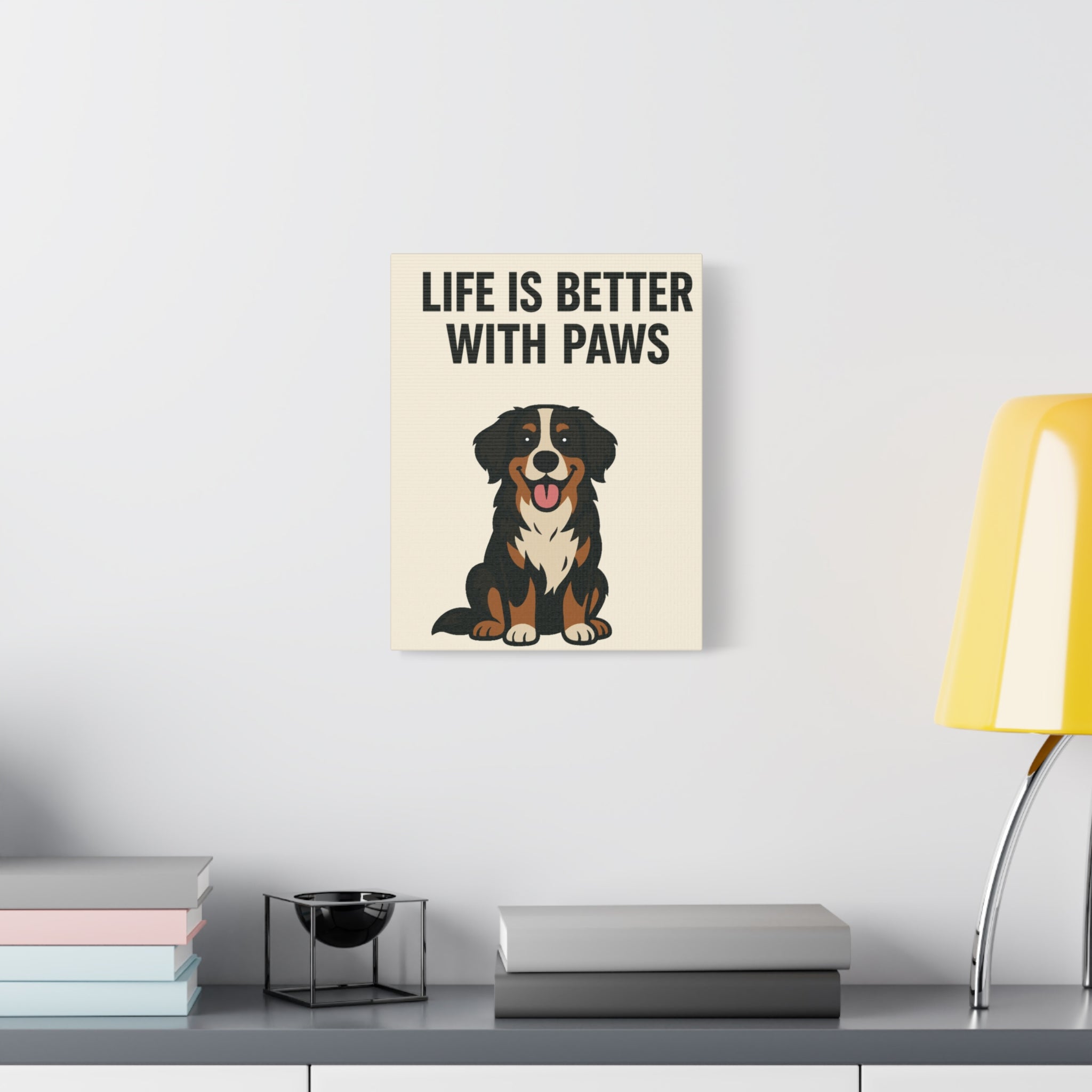 Dog Breed Canvas - Bernese Mountain Dog