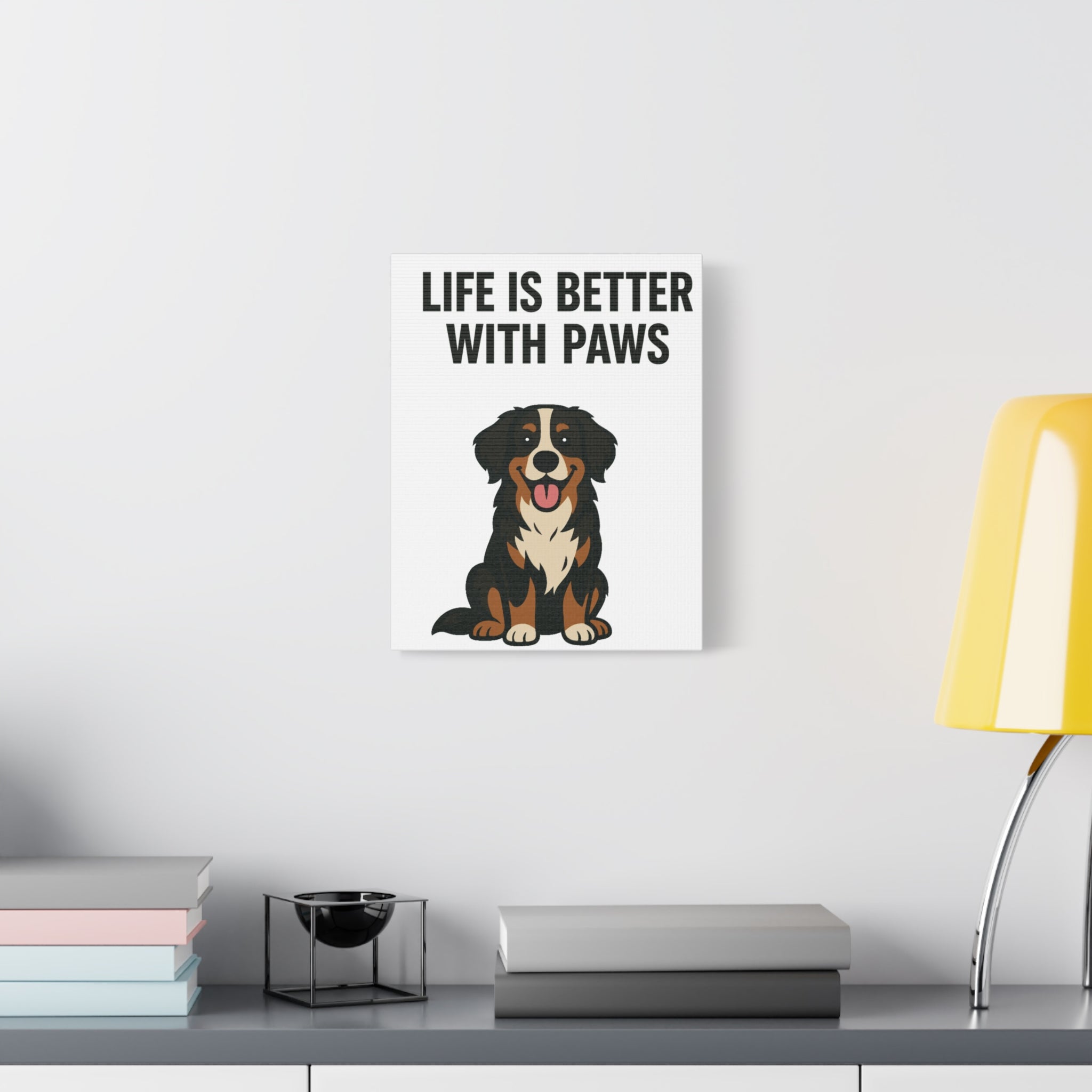 Dog Breed Canvas - Bernese Mountain Dog