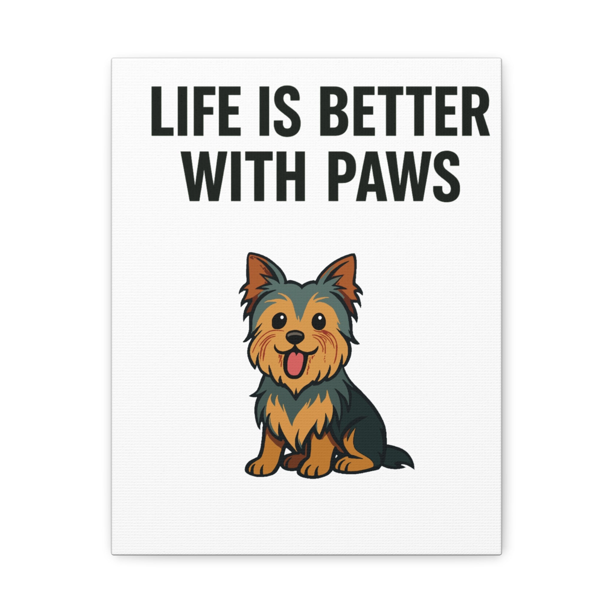 Dog Breed Canvas - Yorkshire Terrier