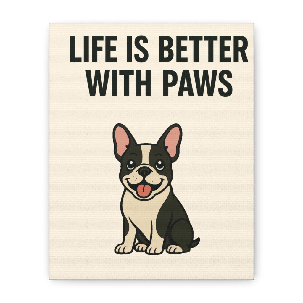 Dog Breed Canvas - French Bulldog