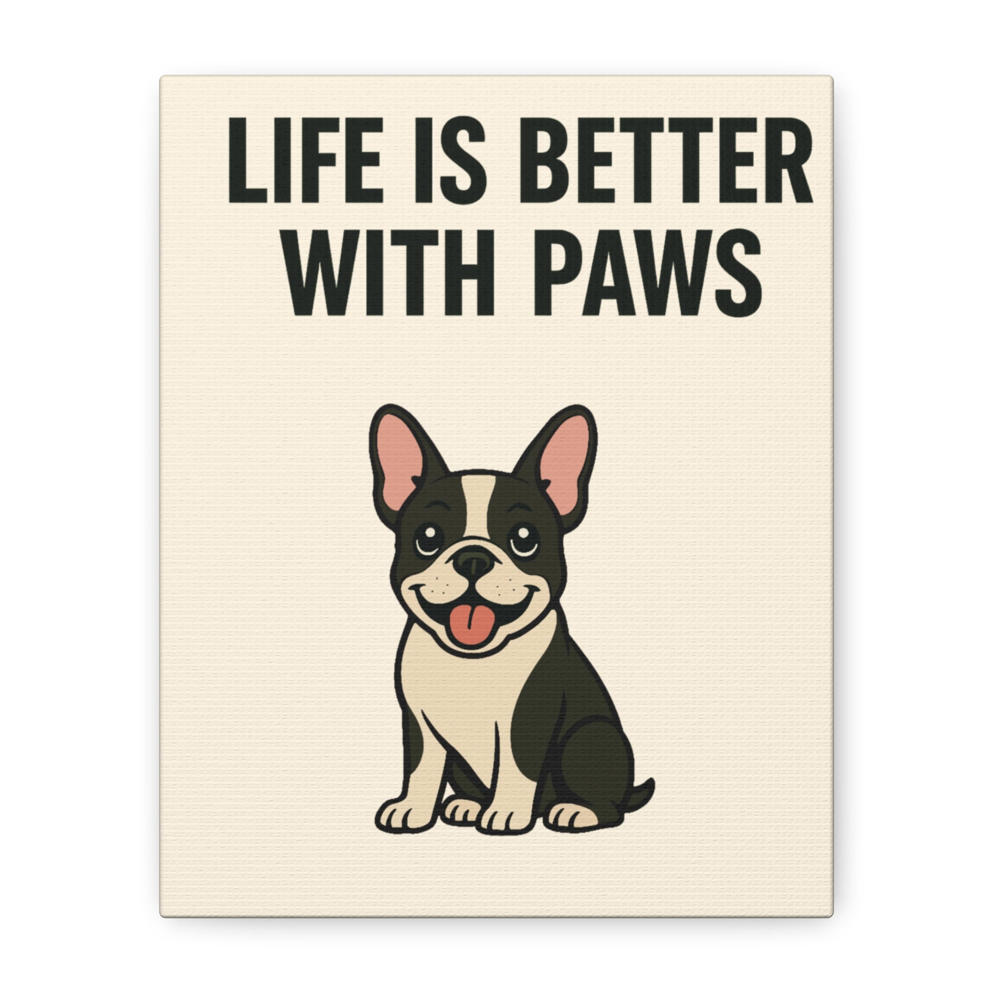 Dog Breed Canvas - French Bulldog