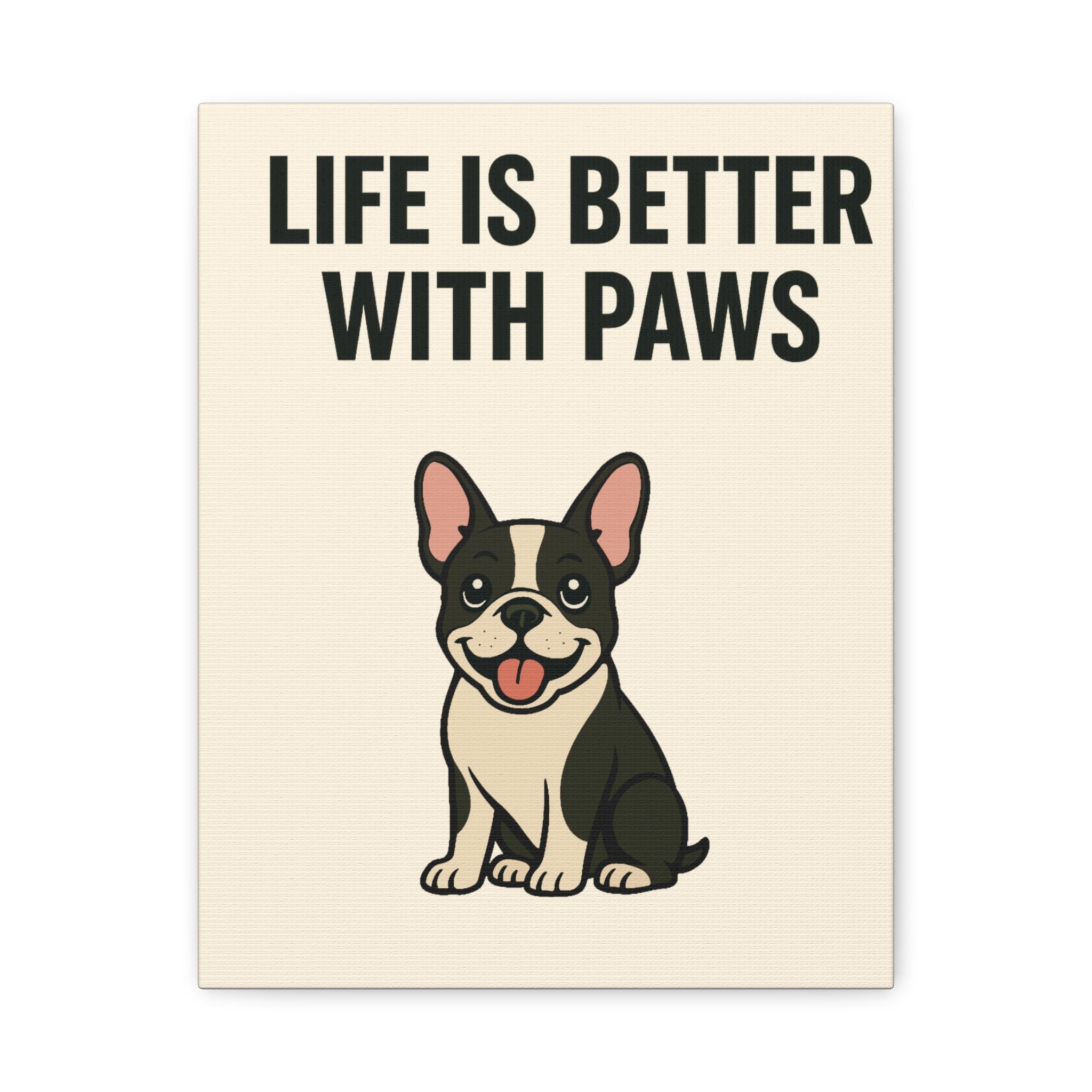 Dog Breed Canvas - French Bulldog