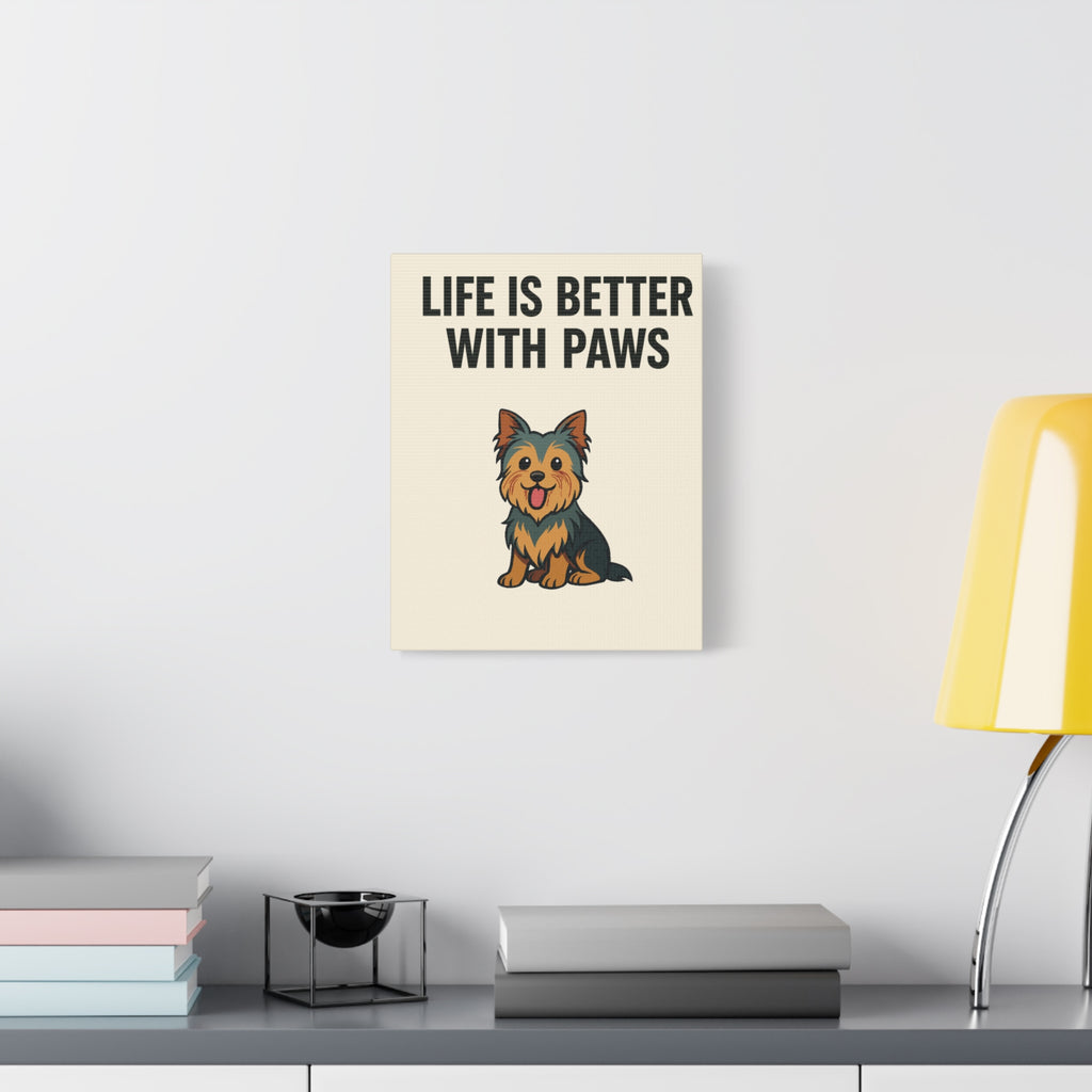 Dog Breed Canvas - Yorkshire Terrier