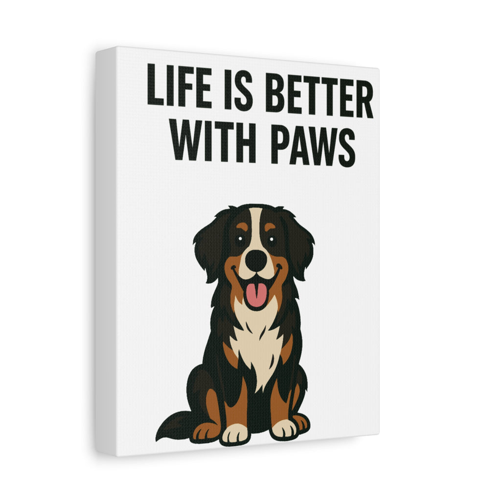 Dog Breed Canvas - Bernese Mountain Dog