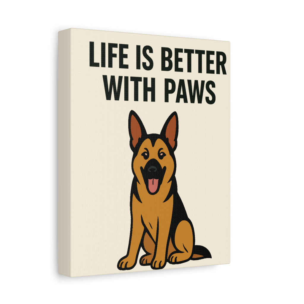 Dog Breed Canvas - German Shepherd