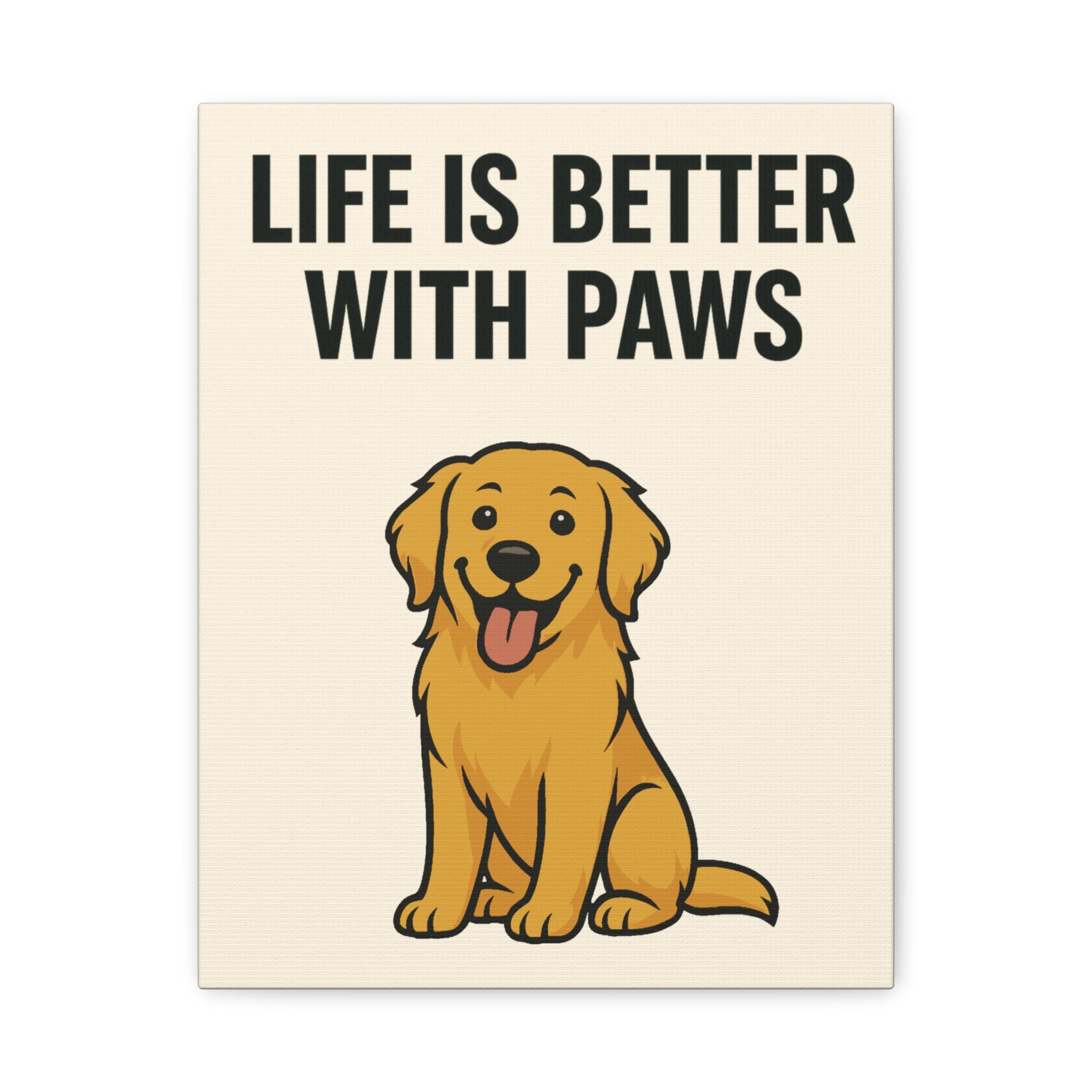 Dog Breed Canvas - Golden Retriever