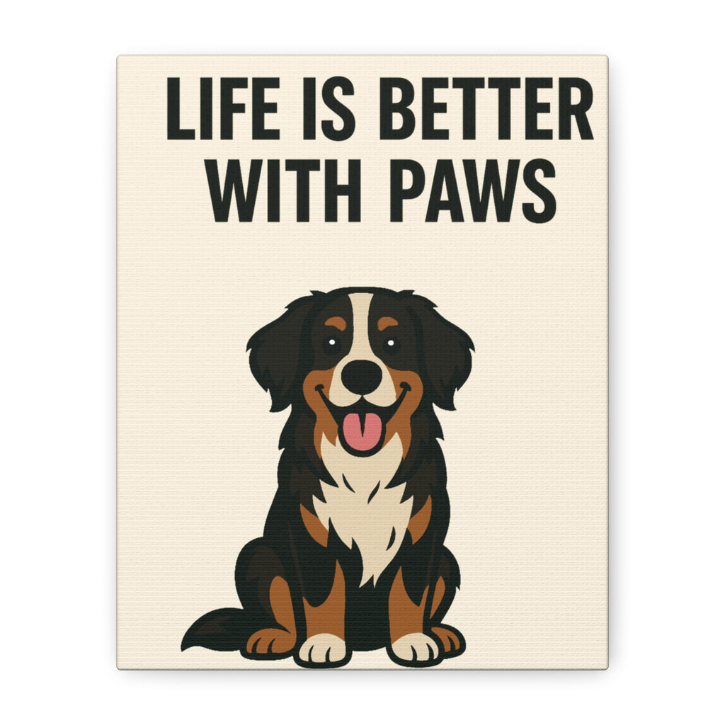 Dog Breed Canvas - Bernese Mountain Dog