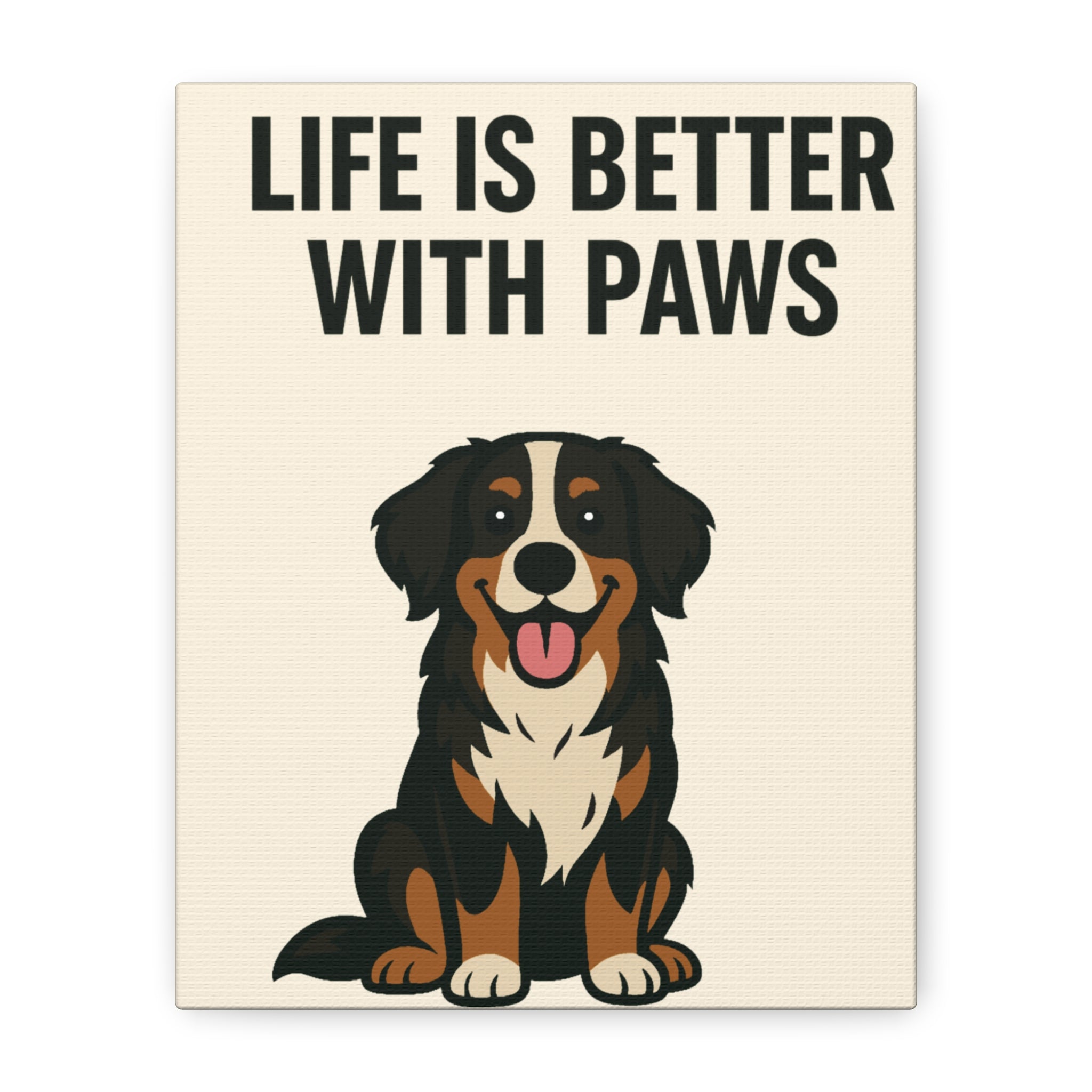 Dog Breed Canvas - Bernese Mountain Dog