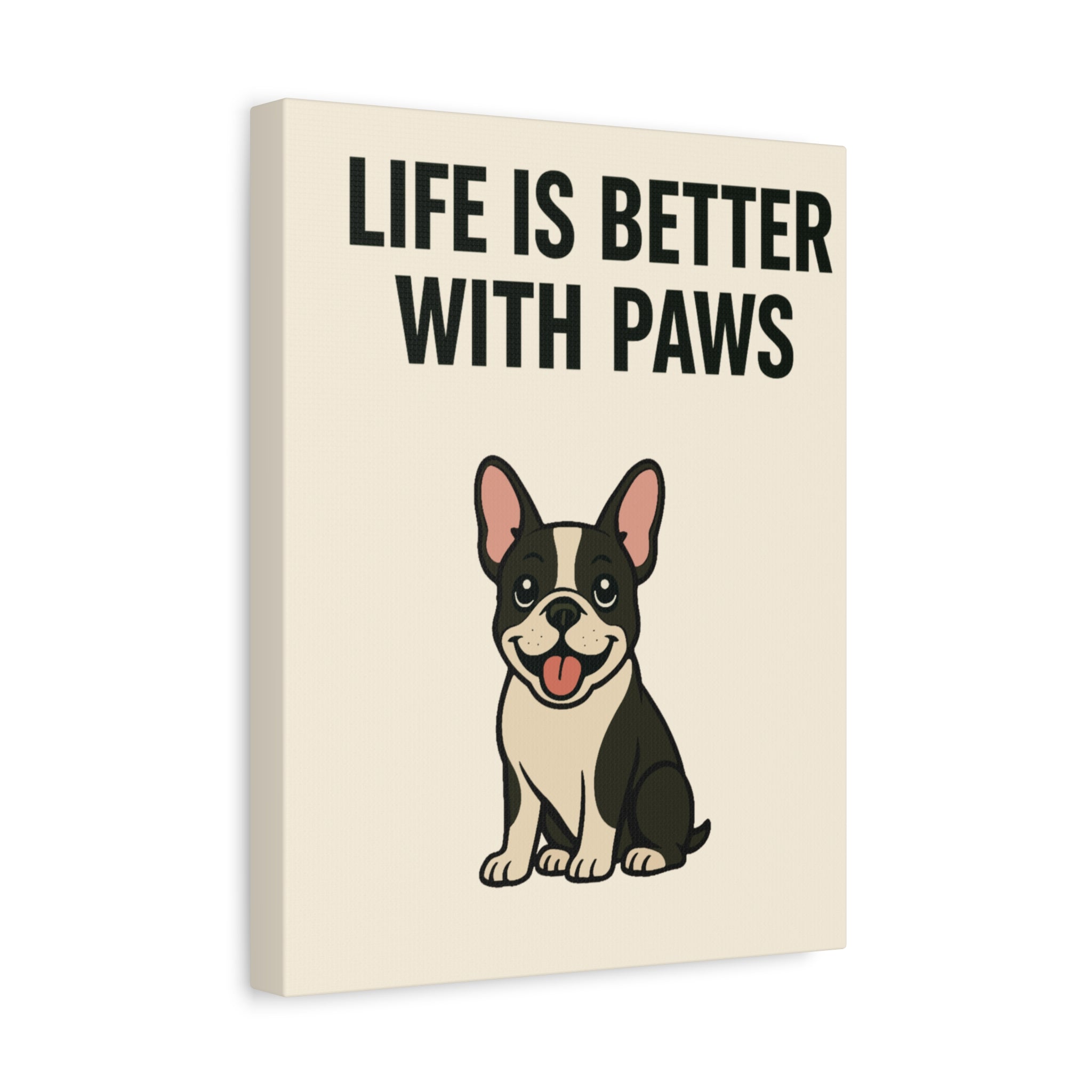 Dog Breed Canvas - French Bulldog