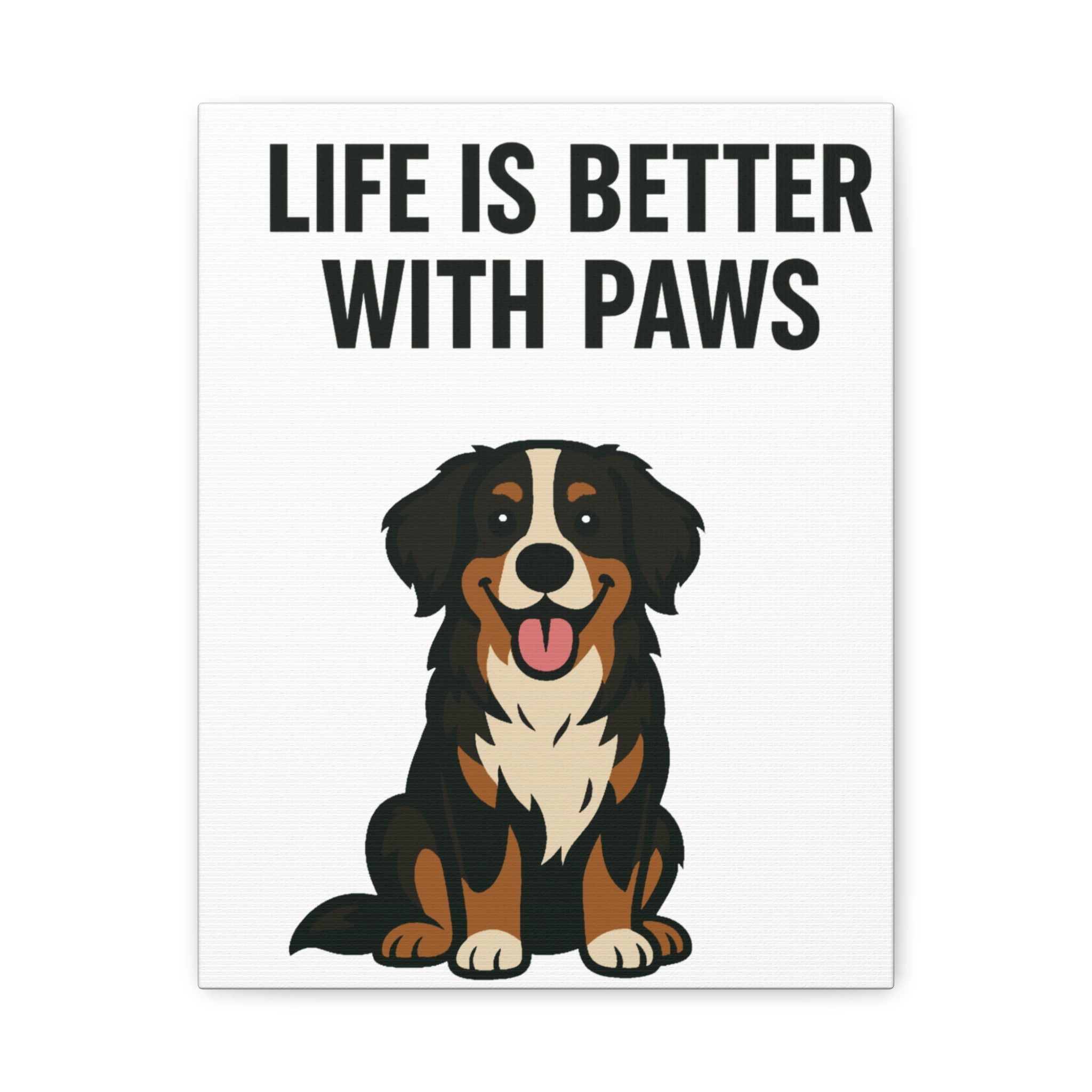 Dog Breed Canvas - Bernese Mountain Dog