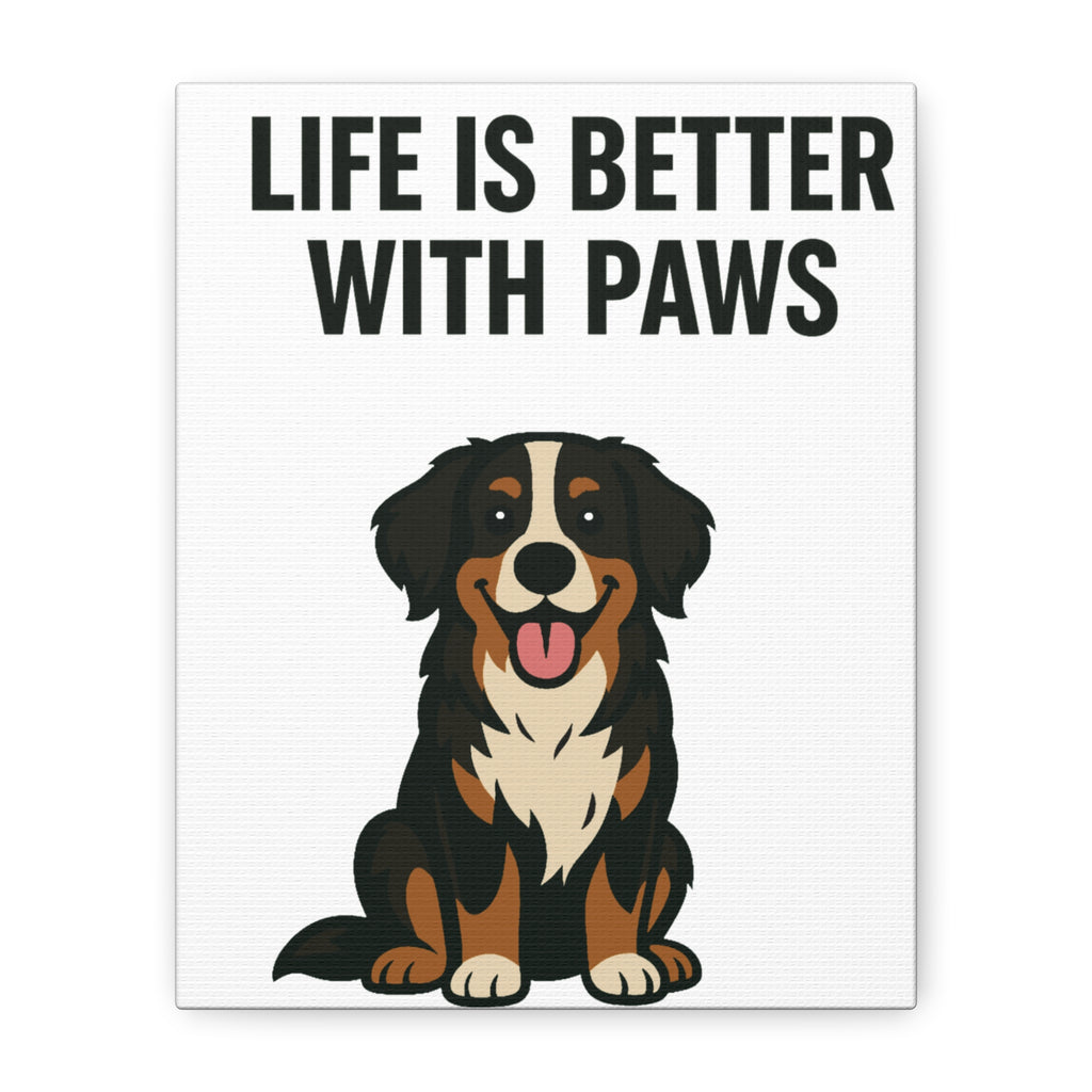 Dog Breed Canvas - Bernese Mountain Dog