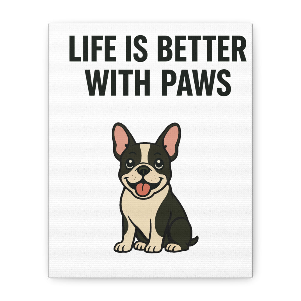 Dog Breed Canvas - French Bulldog