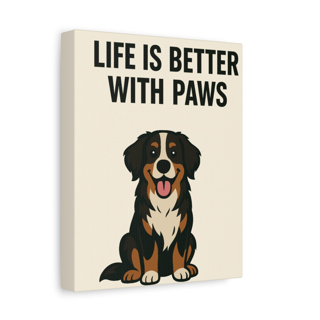 Dog Breed Canvas - Bernese Mountain Dog