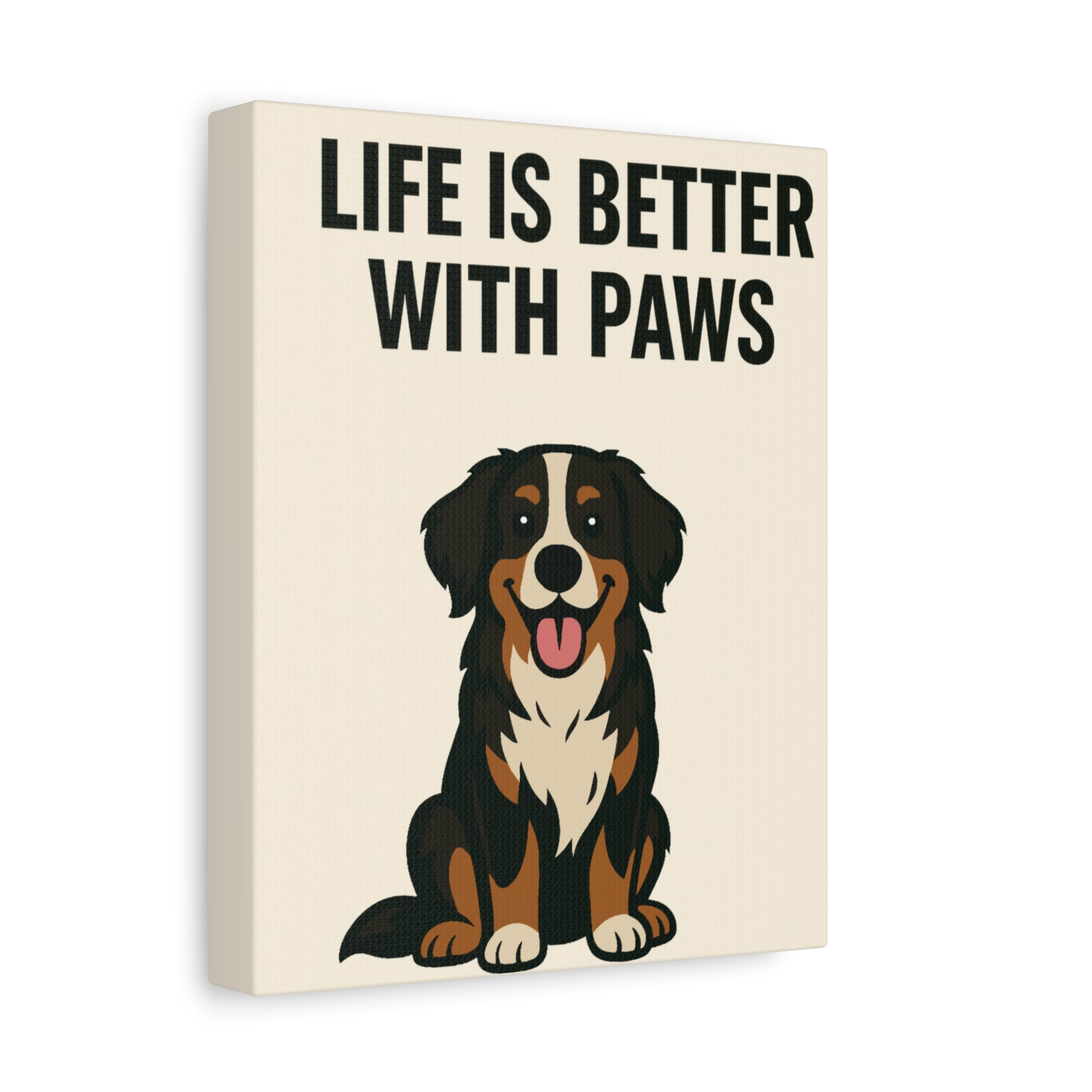 Dog Breed Canvas - Bernese Mountain Dog