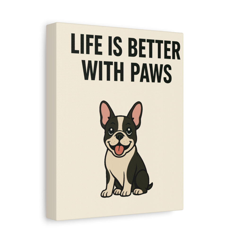 Dog Breed Canvas - French Bulldog