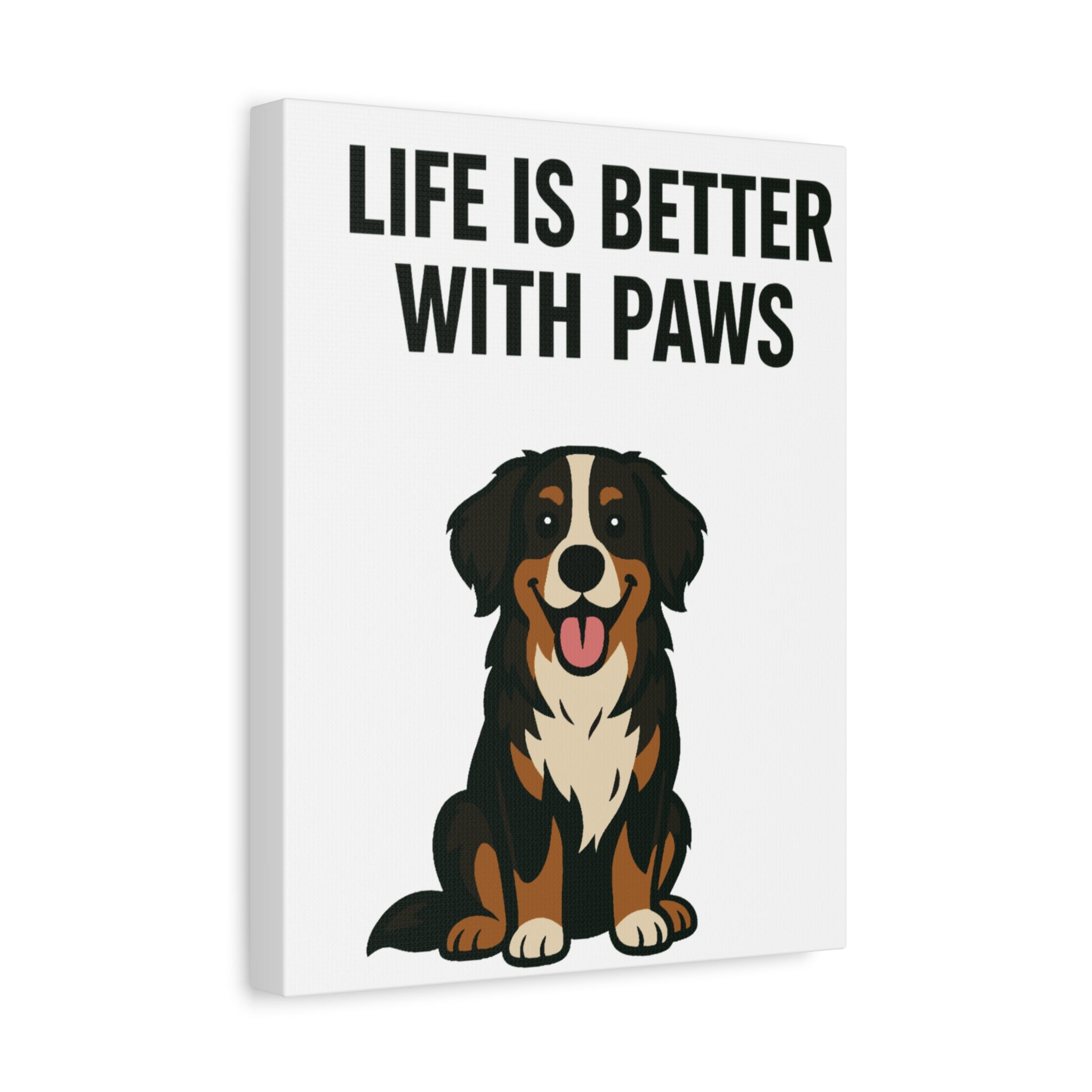 Dog Breed Canvas - Bernese Mountain Dog