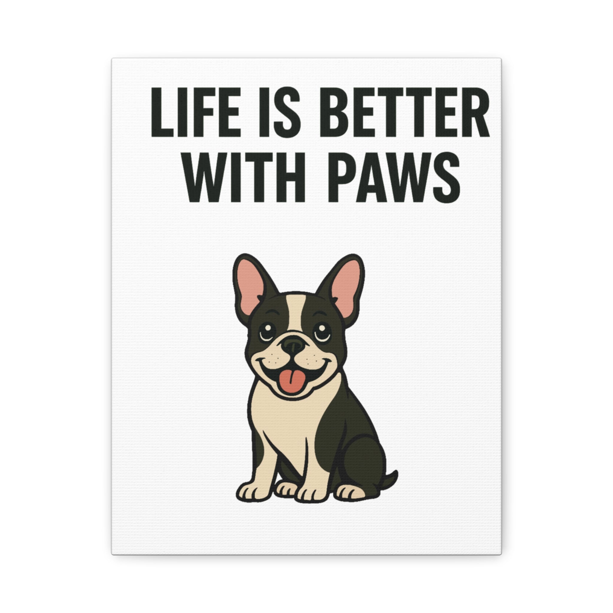 Dog Breed Canvas - French Bulldog